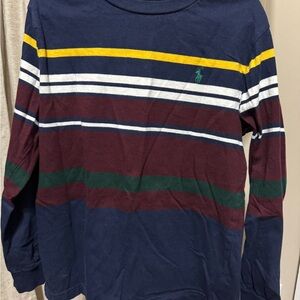 Kids - Ralph Lauren Polo Striped Long Sleeve Tee